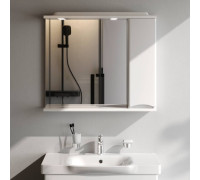 Зеркальный шкаф с подсветкой AM.PM Like 80 см правый белый M80MPR0801WG