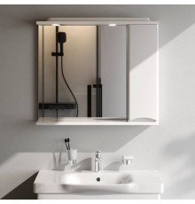 Зеркальный шкаф с подсветкой AM.PM Like 80 см правый белый M80MPR0801WG