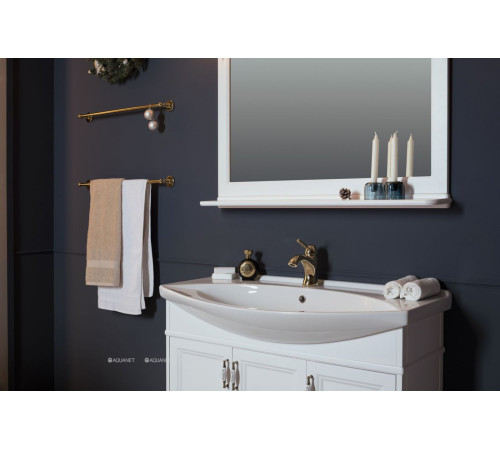 Зеркало Aquanet Валенса 105 New белый матовый 00238830