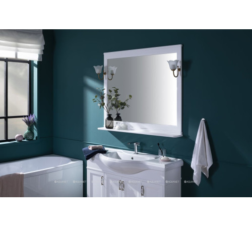 Зеркало Aquanet Валенса 120 New белый матовый 00238831