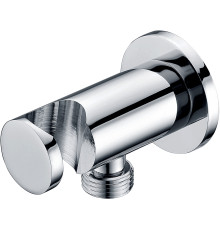 Шланговое подсоединение с держателем душа Aquatek хром AQ2455CR