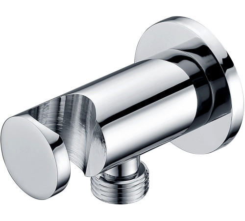 Шланговое подсоединение с держателем душа Aquatek хром AQ2455CR