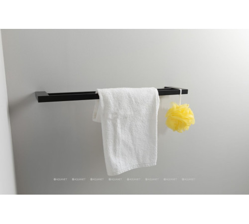 Держатель для полотенец Aquanet 5624DMB двухрядный 60 см черный матовый 5624DMB