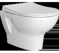 Комплект унитаз подвесной безободковый VitrA Zentrum с сиденьем микролифт 5795B003-6077