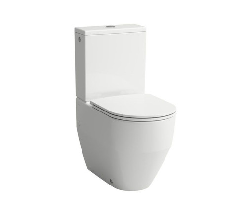 Унитаз-моноблок Laufen Pro 36х65х44 см приставной белый 8.2595.2.000.000.1/8.2995.3.000.973.1