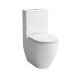 Унитаз-моноблок Laufen Pro 36х65х44 см приставной белый 8.2595.2.000.000.1/8.2995.3.000.973.1