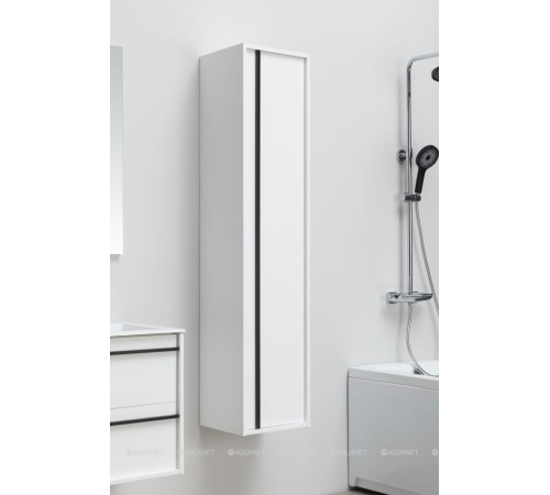 Шкаф-пенал Aquanet Lino 35 белый матовый 00253909