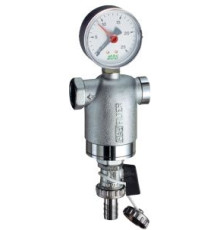 Фильтр механической очистки FAR 1/2 ВР-ВР 100 мкм с манометром FA 3948 12100
