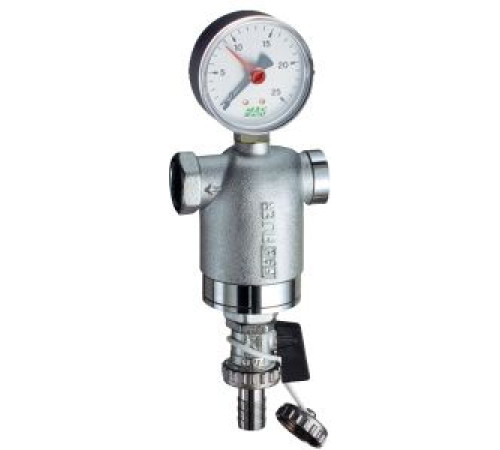 Фильтр механической очистки FAR 1/2 ВР-ВР 100 мкм с манометром FA 3948 12100