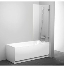 Шторка для ванны Ravak Brilliant BVS1-80 800 мм хром стекло Transparent 7U840A00Z1
