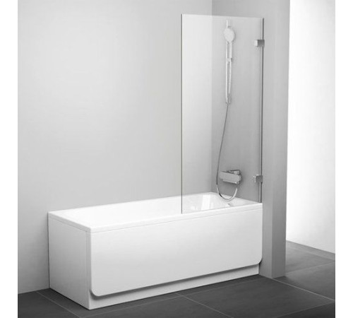 Шторка для ванны Ravak Brilliant BVS1-80 800 мм хром стекло Transparent 7U840A00Z1