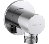 Шланговое подсоединение Aquatek хром AQ2456CR