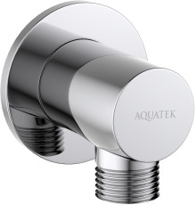 Шланговое подсоединение Aquatek хром AQ2456CR