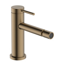 Смеситель для биде hansgrohe Tecturis S однорычажный со сливным гарнитуром шлифованная бронза 73201140