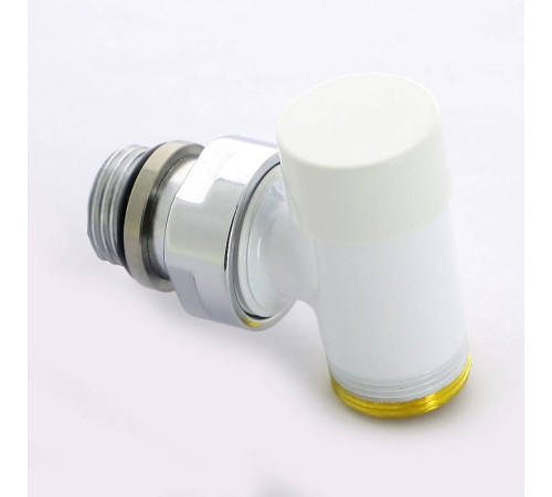 Вентиль обратный Carlo Poletti Compact угловой НН 1/2 x M24x19 белый V150211E