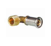 Угольник 90° пресс латунный HENCO 26x3/4 НР 5P-2605