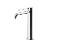 Смеситель для раковины Gattoni Circle Two высокий 227 мм с донным клапаном хром 9146/91C0