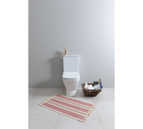 Чаша напольного унитаза Aquanet Fine-C Rimless с сиденьем Soft Close Slimseat FINE-C