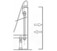Крепление панели RAVAK LoveStory II B27500000N