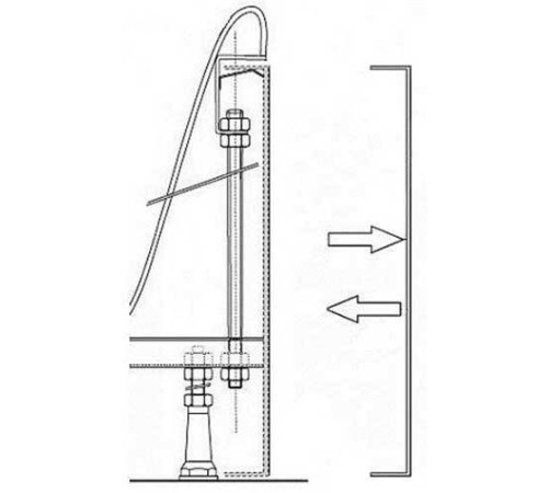 Крепление панели RAVAK LoveStory II B27500000N