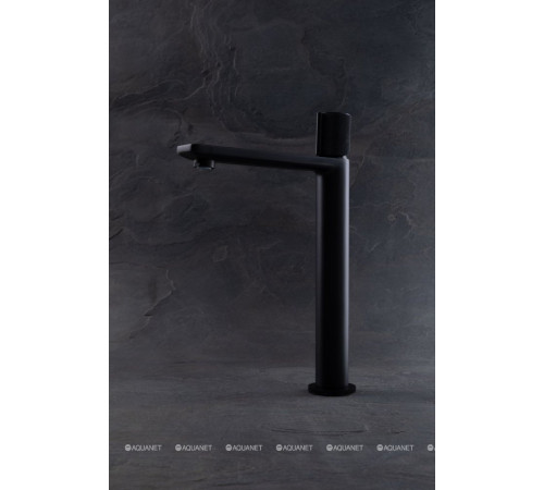 Смеситель для умывальника Allen Brau Liberty высокий излив 155 мм черный матовый 5.33002-31