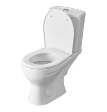 Унитаз-компакт Sanita Ультра белый сиденье полипропилен косой выпуск 1.P401.3.S00.00B.F