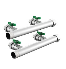 Комплект коллекторов Grundfos 1 1/4 напорный и всасывающий для CMBE TWIN 99229453