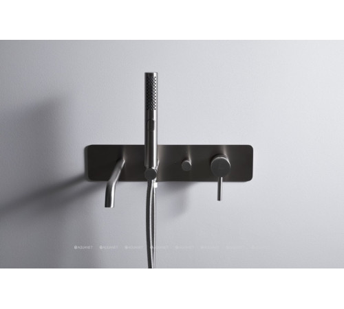 Смеситель для ванны встраиваемый Allen Brau Priority 3.0 излив 200 мм никель 5.31A06-BN