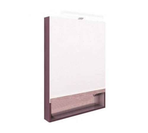 Шкаф зеркальный Roca The Gap 600х850х129 мм LED подсветка фиолетовый ZRU9302751