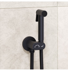 Гигиенический душ со смесителем RGW SP-210B черный 581408210-04