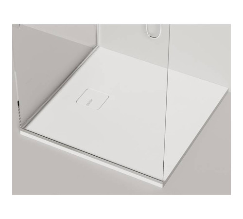 Душевой поддон Salini Oasi 90х90х3 см S-Stone белый матовый 120321M