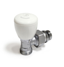 Клапан термостатический угловой Giacomini 1/2 x 16 мм хромированный R431X033