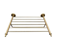 Полка-решетка для ванной подвесная TW Bristol 99 55x37x13 см бронза TWBR99br