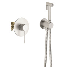 Смеситель с гигиеническим душем встраиваемый Timo Saona никель 2389/13SM