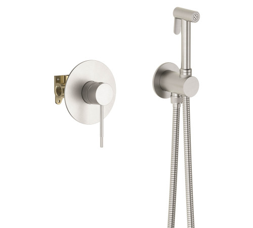 Смеситель с гигиеническим душем встраиваемый Timo Saona никель 2389/13SM