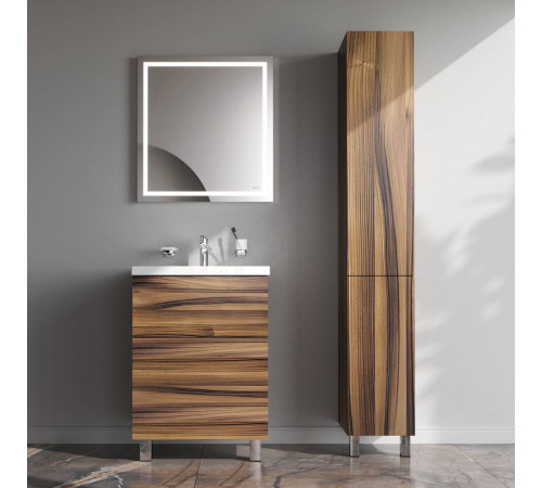 Шкаф-пенал напольный AM.PM Gem 30 см левый орех M90CSL0306HF