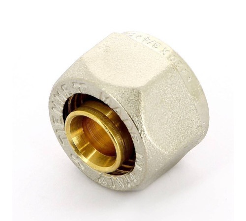 Соединитель обжимной Tiemme евроконус для металлопластиковой трубы 20(2.0)х3/4 EK 1440G0003