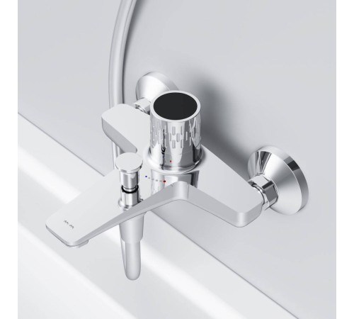 Смеситель для ванны и душа AM.PM Gem с индикацией температуры F90A10400