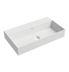 Раковина Ceramica Alice SPY 81x46х13.5 см накладная/подвесная белый глянцевый 34330101N