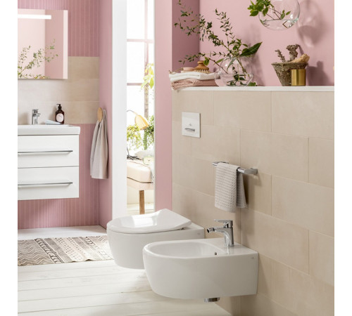 Биде подвесное Villeroy & Boch Avento 37х53 см альпийский белый 54050001