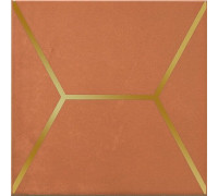Декор Kerama Marazzi Витраж оранжевый 15х15 см OP\D181\17066