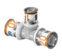Тройник редукционный PPSU Uponor S-Press PLUS 25-20-25 1039957