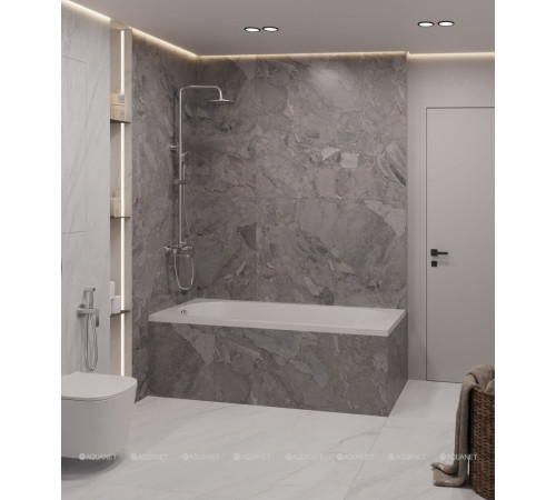 Акриловая ванна Aquanet Lotos 170x75 с каркасом и сливом-переливом 00311882