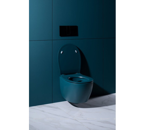 Сиденье для унитаза Allen Brau Fantasy Smartfix Soft-Close дюропласт петроль 4.11005.PT