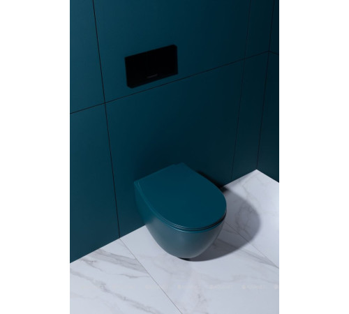 Сиденье для унитаза Allen Brau Fantasy Smartfix Soft-Close дюропласт петроль 4.11005.PT