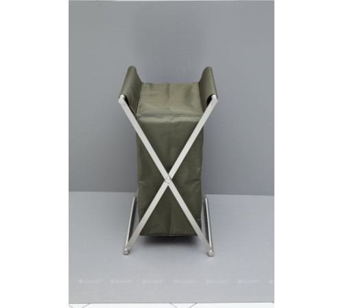 Набор Allen Brau Priority корзина брашированная сталь и мешок оливковый 312048