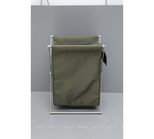 Набор Allen Brau Priority корзина брашированная сталь и мешок оливковый 312048