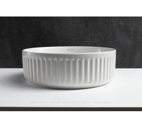 Раковина накладная Allen Brau Fantasy Line Ø360 мм белый 4.11032.20