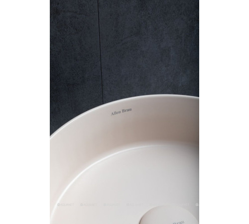 Раковина накладная Allen Brau Fantasy Line Ø360 мм айвори 4.11032.IV