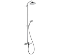Душевая система Hansgrohe Croma 220 Showerpipe с термостатом для ванны хром 27223000